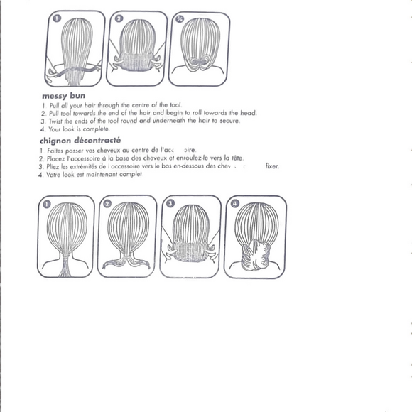 Claire’s Hair Styles Perfect Bun & Knotted Up Do - Picture 2 of 2